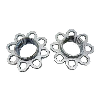 Kararlı İskele Yapıları için Hassas Mühendislik Ürünü Sünek Demir Özel İskele Somunu