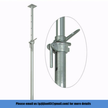 Metal İnşaat Gerdiği Yedek Parçalar Teleskop Düzenlenebilir Çelik Destek 0